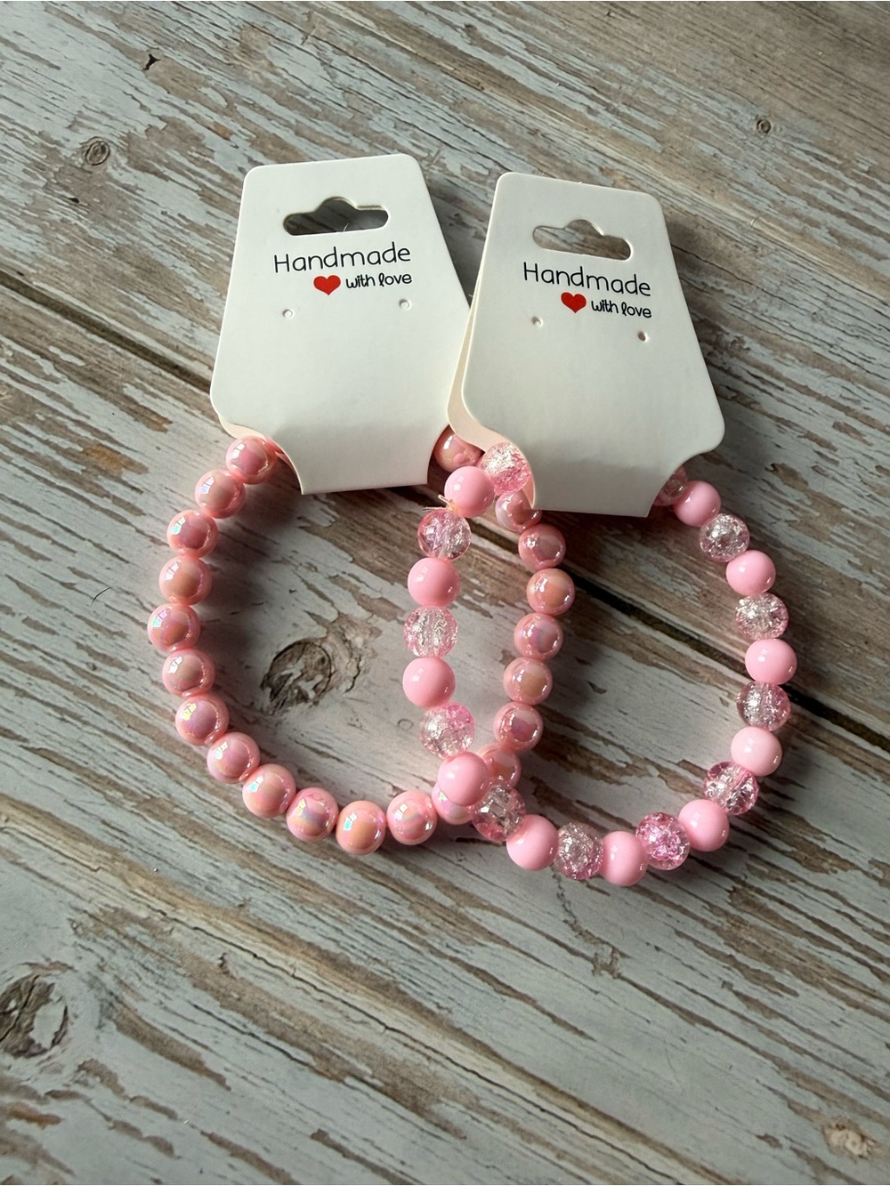 Pink bracelet, girl mom, summer jewelry, stacking bracelets